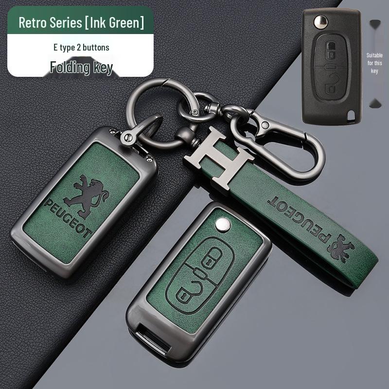 Zinc Alloy Key Cover for Dongfeng Peugeot: Fits 308, 301, 408X, 308S, 3008, 2008, 508 Models