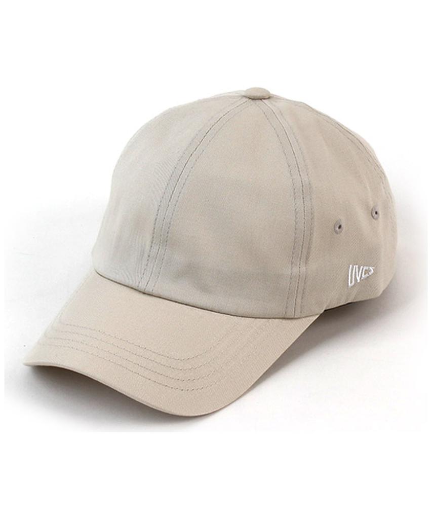 Yunibeosyeolkemiseuteuli Back Logo Cotton Beige Ballcap