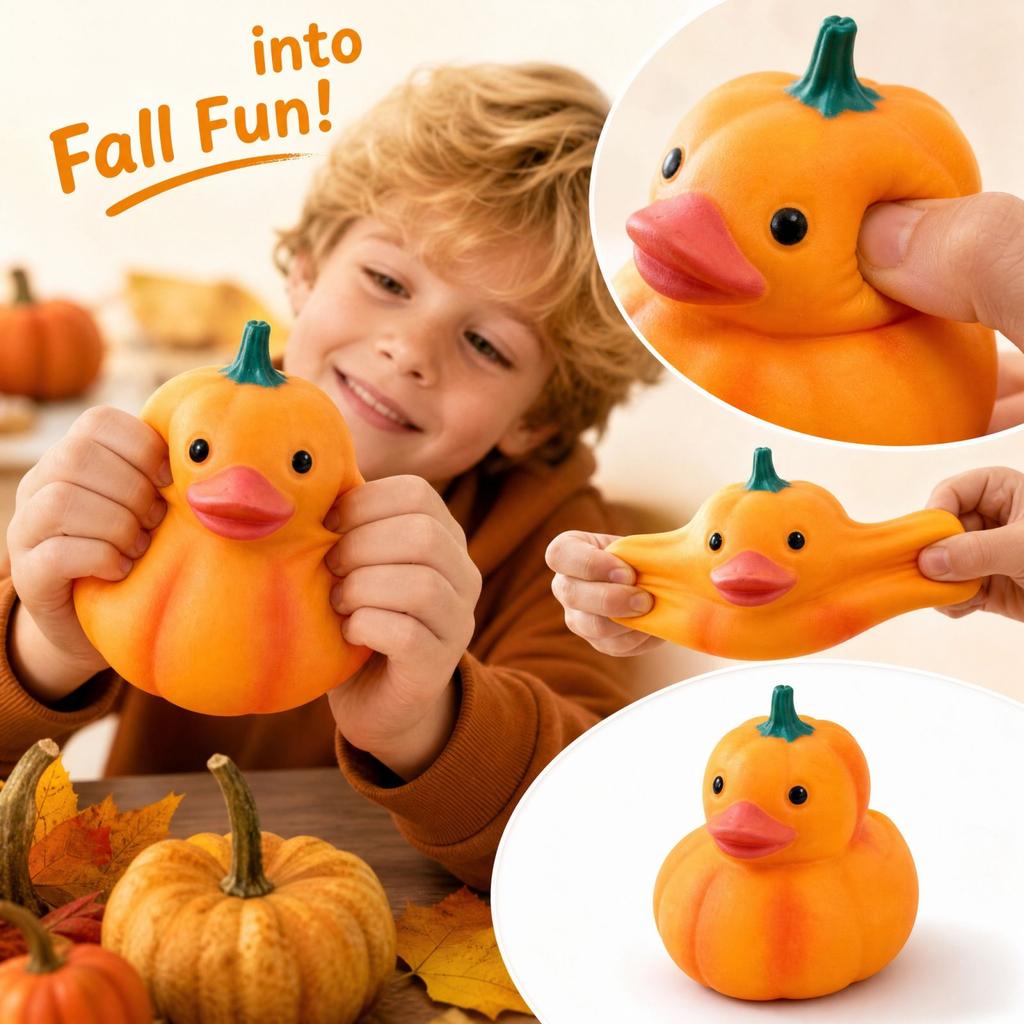 Pumpkin Stress Toy for Adults and Kids