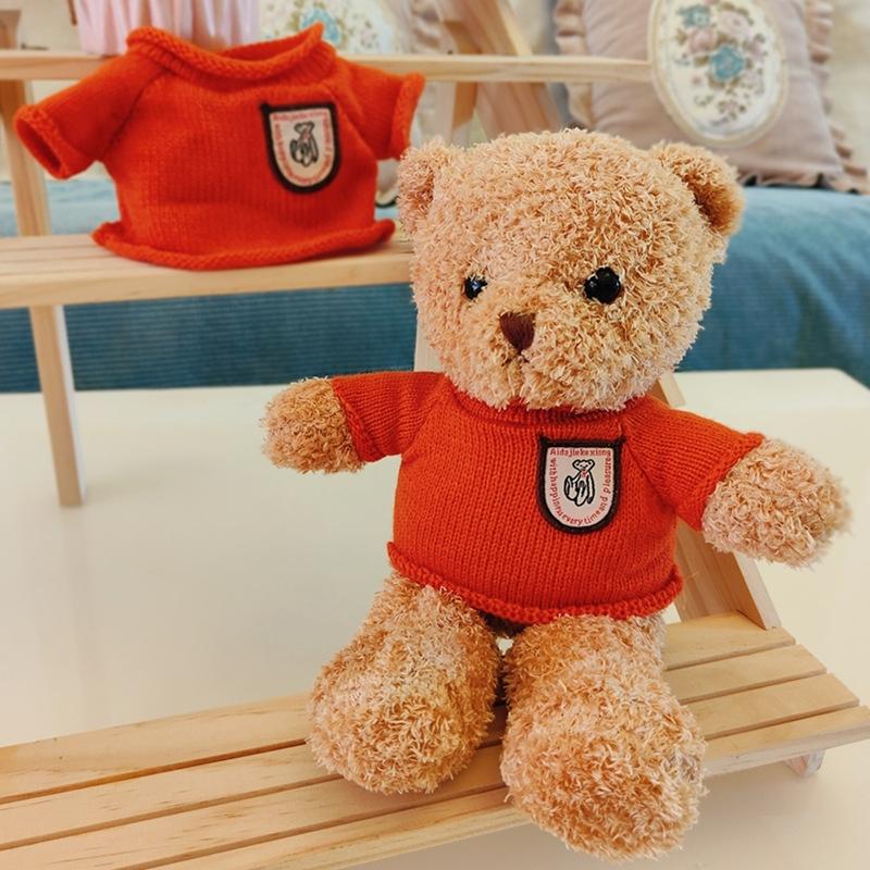 Plush Toy Teddy Bear Doll Plush Toy Doll Gift Animal Bear Doll Gift Throw Pillow