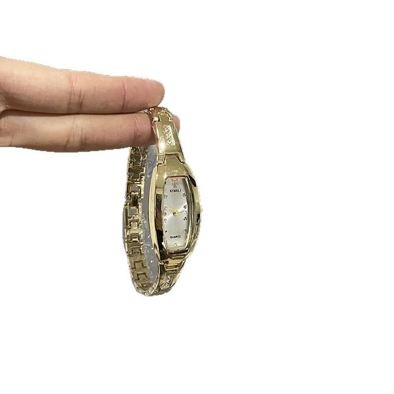 Fashion Oval Diamond Niche Watch Women'S Watch Bracelet Watch Women'S Watch Quartz Watch