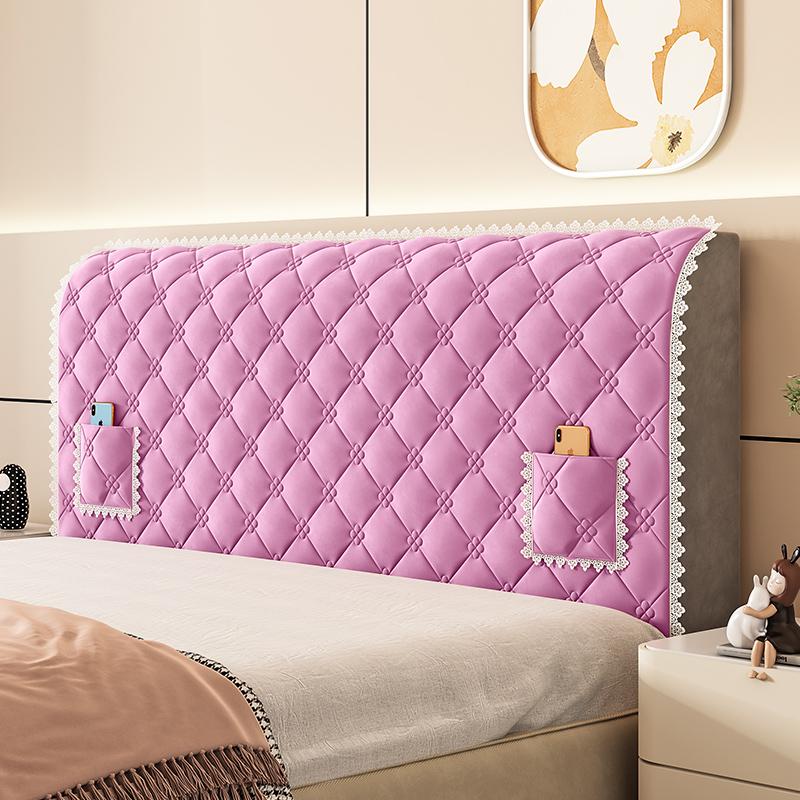 Lace Decorative Dustproof Cover Thickened Soft Bag Beautiful Universal Bedside Covers Multi Specifications Headboard Slipcover