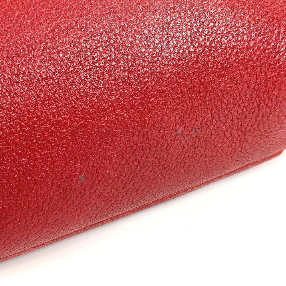 Hermes Vintage Rodeo Doe Bag Crossbody Pochette Shoulder Bag Leather Red