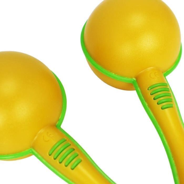 A-Star Maracas en plastique - Jaune