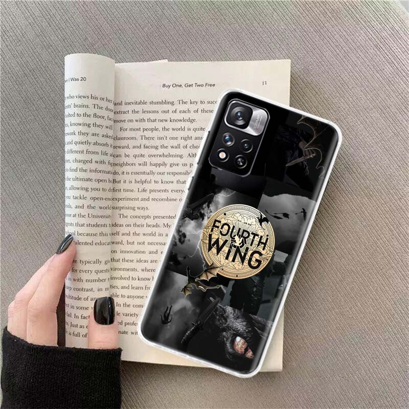 F-Fourth W-Wing Dragon Phone Case For Xiaomi Redmi Note 11 12 14 13 Pro Plus 5G 14S 4G 12S 10 10S 11T Pro 11S 11E Coque Fundas T