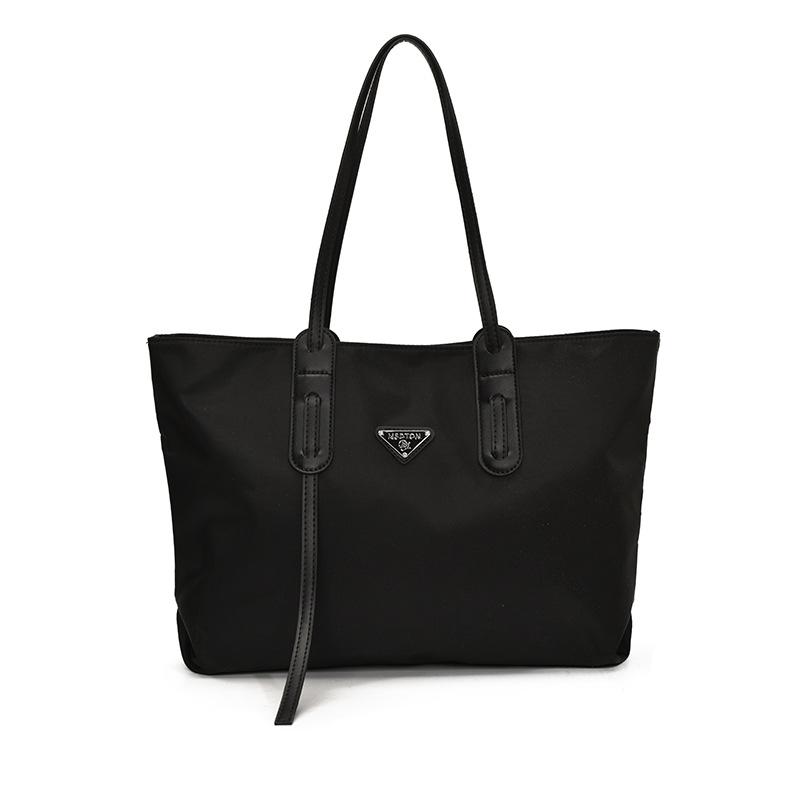 Oxford cloth large-capacity bag women's new commuter tote bag fashionable versatile shoulder bag class tote bag