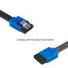 BENFEI 45cm SATA Cable SATA 3 6 Gbps with Latch for SSD and HDD Expansion Blue (Straight Type) 12-Pack -