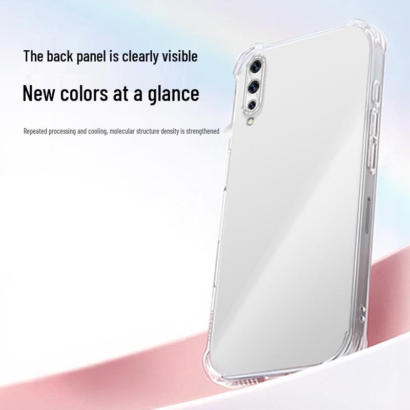 iQOO Pro Transparent Phone Case with Airbag Corners, Anti-Drop TPU, Full Coverage, High-End, Simplistic Design