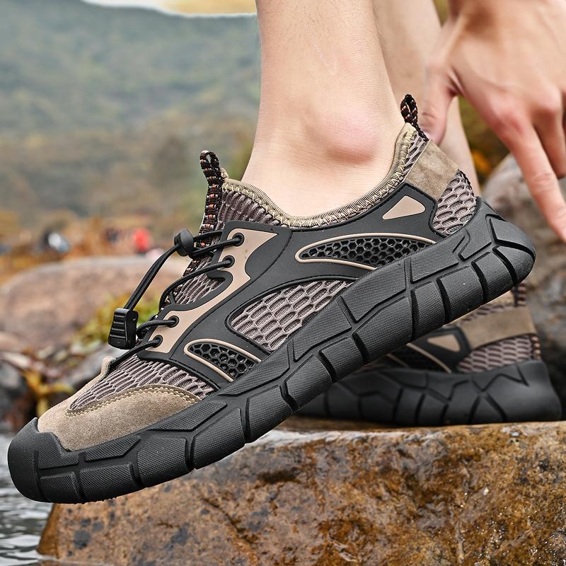 Loafers Summer Mesh Sneakers Breathable Mens Casual Shoes Non-Slip Running Shoes Outdoor Walking Trainers Tennis Flats