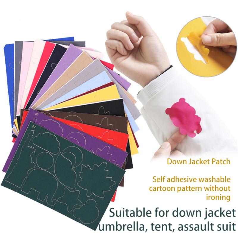 Parches de reparación de nylon autoadhesivos impermeables 9 patrones Parches  de reparación ligeros para ropa Chaqueta Desgarro de agujeros de reparación  comprar a buen precio — entrega gratuita, reseñas reales con fotos — Joom
