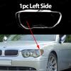 Headlight Lampshade Transparent Lens Left Right Lampshade Protective Cover For BMW 7 series E65 E66 E67 2001-2004 pre-facelift