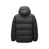 Skechers Basic Sports Series Comfortable Fashionable Warm Hooded Versatile Jacket Down Coat Men outerwear Carbon-Black P424M057-0018