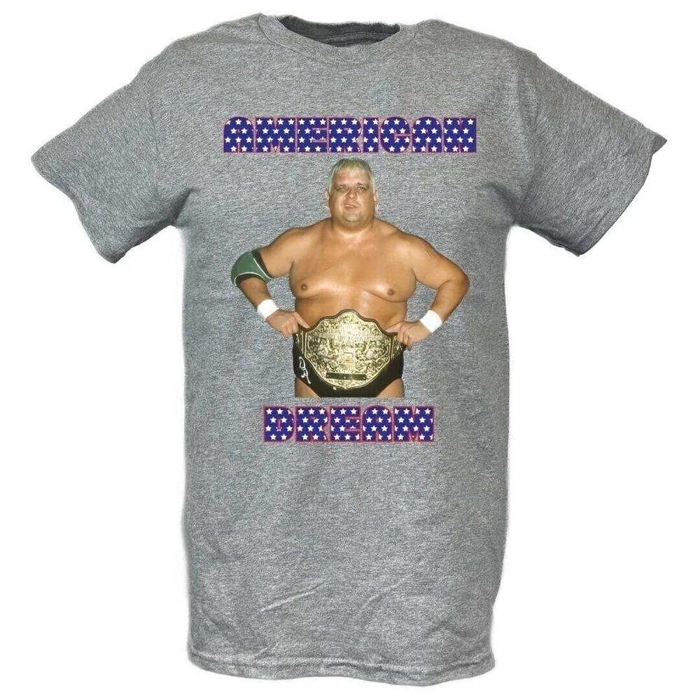 Dusty Rhodes The American Dream Champ Grey Tshirt