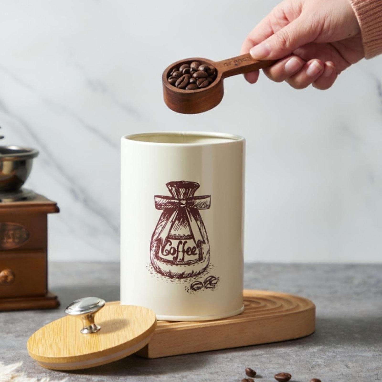 

Контейнер для хлопьев, банка для кофе, чая, сахара, герметичная крышка, кухонная банка для еды C