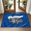 Canterbury-Bankstown Bulldogs Design Crystal Velvet Rug Soft Decorative Mat for Bedroom Entrance