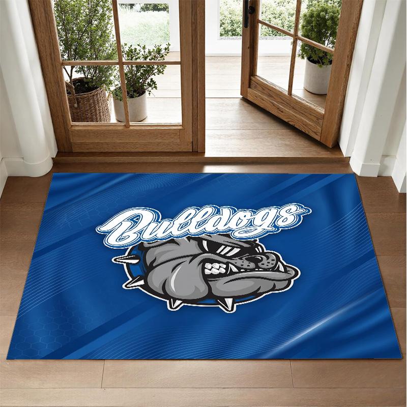 Canterbury-Bankstown Bulldogs Design Crystal Velvet Rug Soft Decorative Mat for Bedroom Entrance