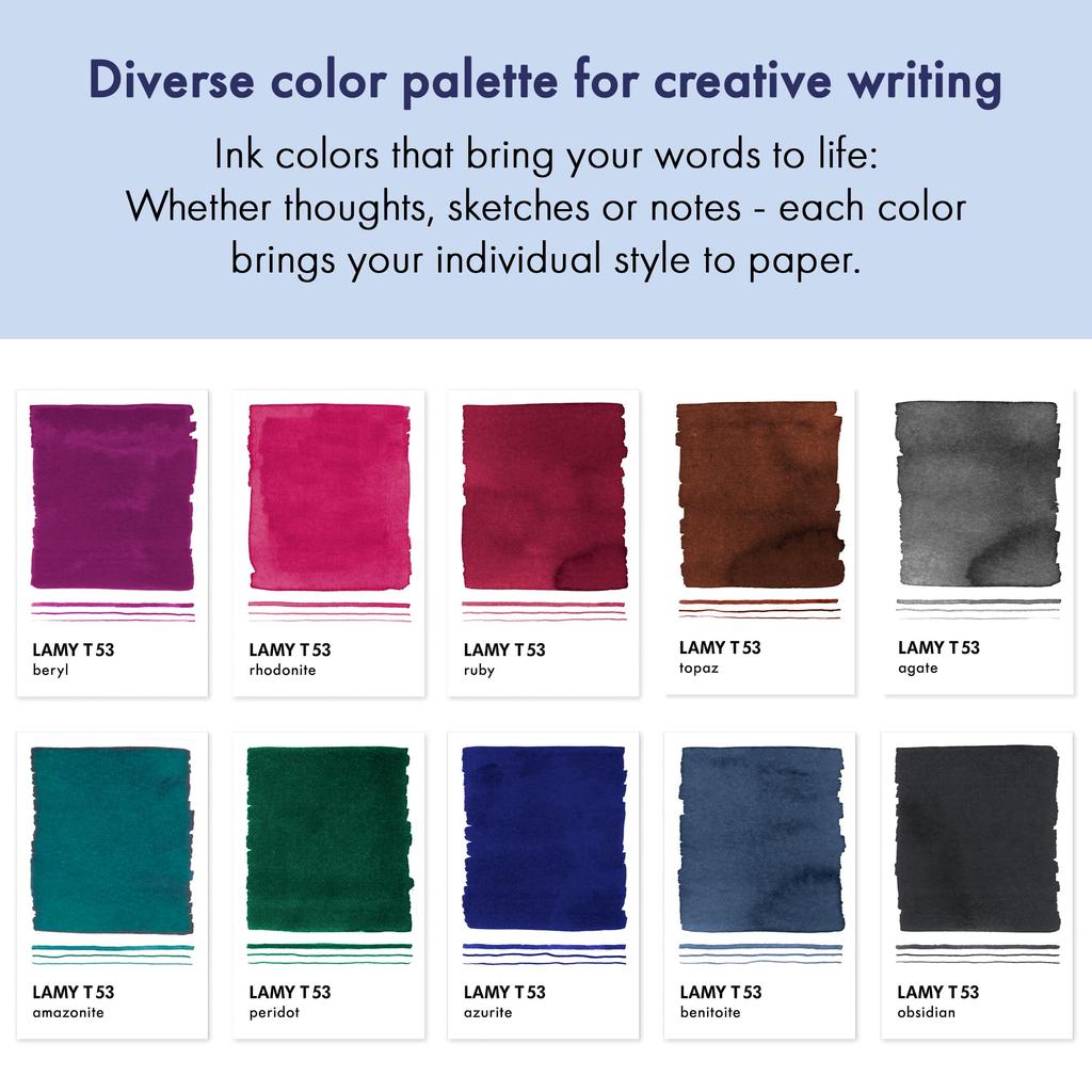 LAMY Crystal Amazonite LT53AM Bottled Officially Imported Ink, 30ml,