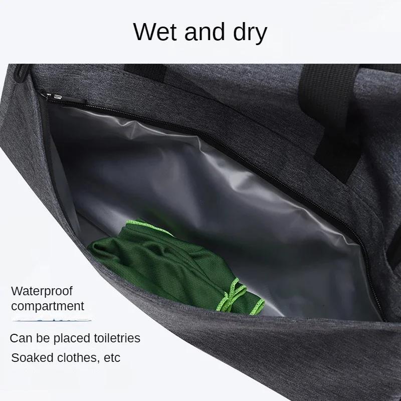 Geantă de gimnastică sport Bărbați, femei, în aer liber, impermeabilă, capacitate mare, spațiu separat pentru încălțăminte husă pentru sport, rucsac, geantă de călătorie