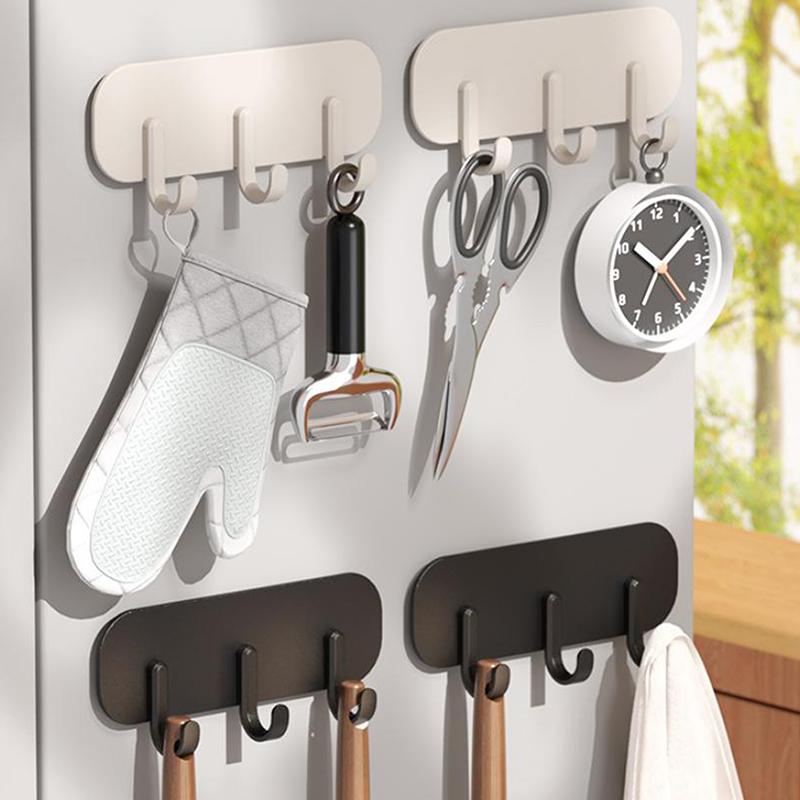Refrigerator Hook, Household Key, Soup Spoon, Wall Mounted Miscellaneous Sorting Rack, Door Rear Non Perforated Hook