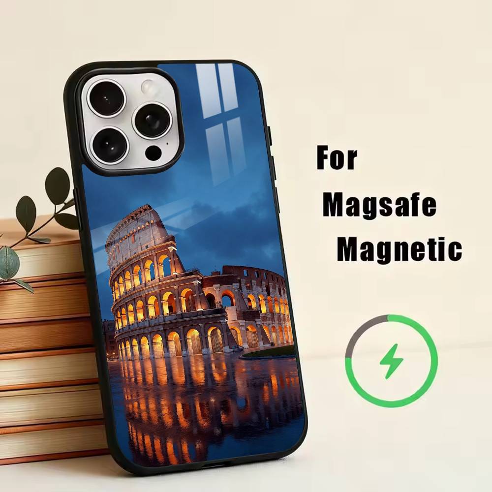 The Colosseum, Rome  Phone Case For iPhone17,16,15,14,13,12,11 Plus,Pro Magnetic For Magsafe Wireless Charging
