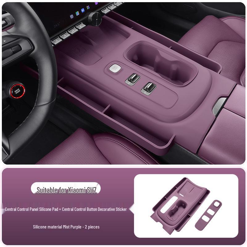 Silicone Non-slip Protective Sticker for Xiaomi SU7 Central Control Panel Interior Accessories