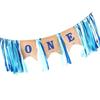 652F Bright O N E Letter Hanging Banners Accessory Delicate Birthday Banners for Baby First Birthday and Party Decors