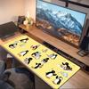 Penguin Silhouette Art Large Size Mouse Pad Large Gaming Table Cushion Nonslip Laptop Tablet Big Mousepad Xxl Mat Mini Pc Playmat With Lock Edge