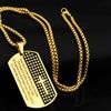 Necklace Men's Letter Crusader Brand Pendant Diy Titanium Steel Necklace