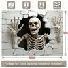 Party Backdrop Halloween Skeleton Spooky Realistic Event Photo Background Party Decor