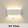 4W/6W/8W LED Home Wandleuchte Innen Nicht wasserdicht Gartenbeleuchtung Kunststoff AC86-265 Innen Schlafzimmer Wohnzimmer Treppen Wandleuchte