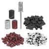 210pcs Professional Manicure Pedicure Sanding Bands Nail Drill Bits 80# 120# 180# Grit