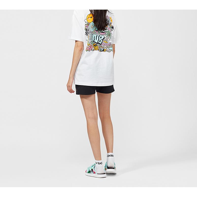 New Balance T Shirt Unisex White AMT01548-WT