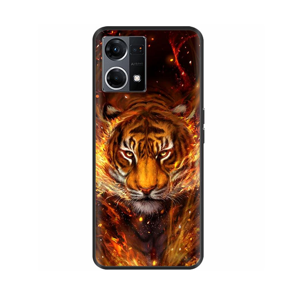 Hülle für Oppo Reno7 4G Hülle Reno7 Silikon Weich Stoßfest TPU Rückseiten für OPPO F21 Pro Reno 7 4G Hülle Schwarze Bumper Fundas