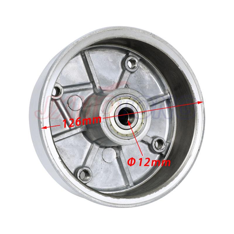 Rear Wheel Hub and Drum Brake Pads For Monkey Bike Z50 Z50R Z50A Z50J Z50JZ Z50GZ 8inch Wheel Rim
