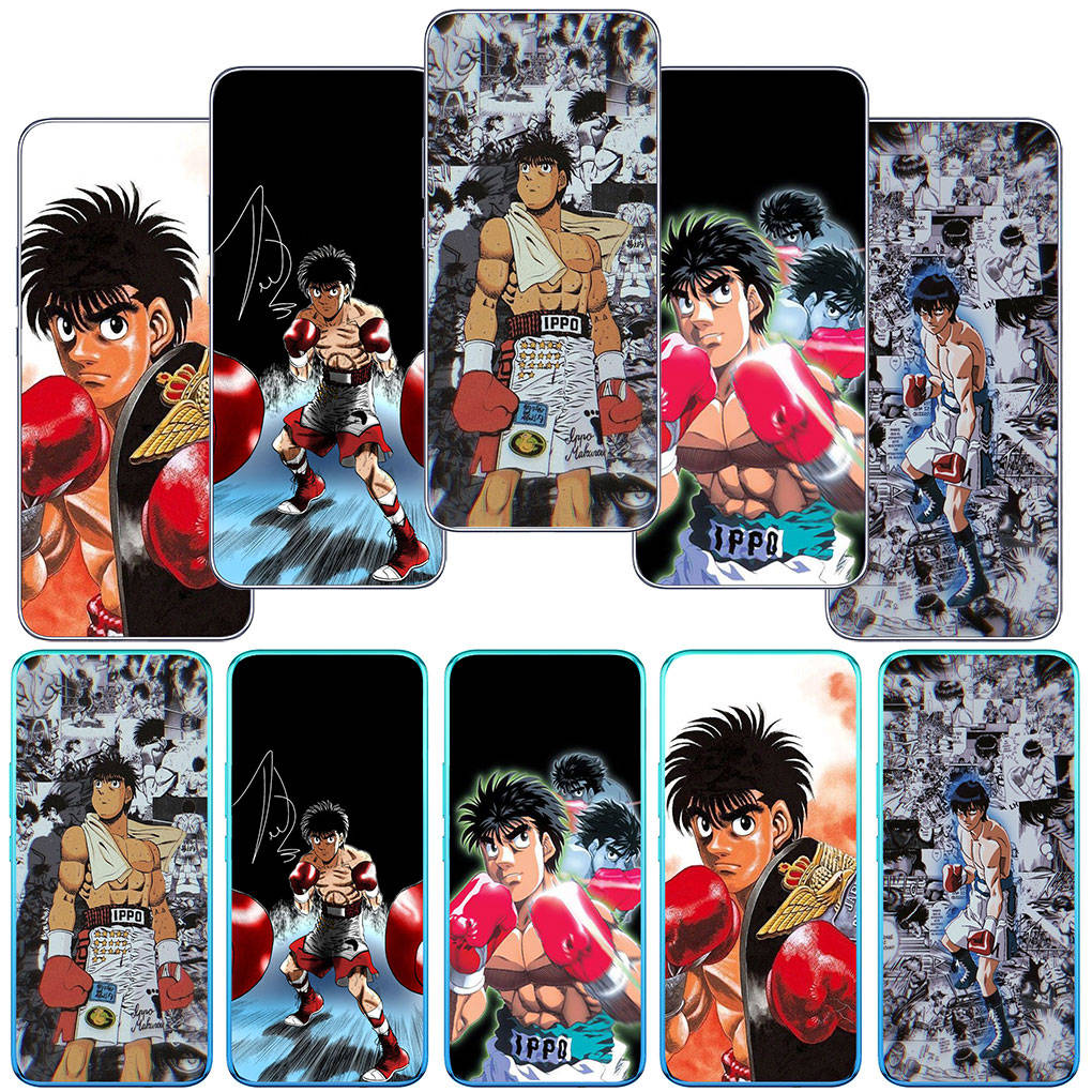 

Чехол для телефона Motorola Moto Edge 40 30 neo G54 G24 G84 iPhone 15 14 Xiaomi Redmi Note 13 12 11 Pro Samsung Galaxy A34 с рисунком Hajime No Ippo в стиле аниме