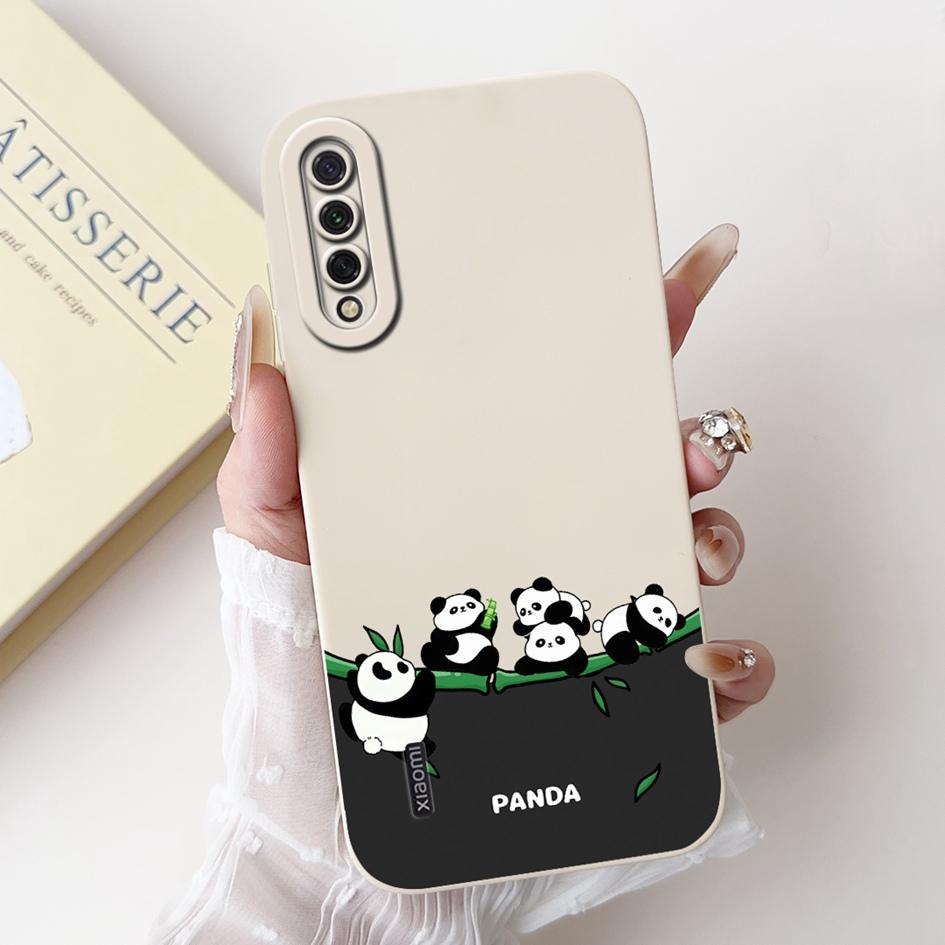 For Xiaomi Mi A3 Case MiA3 Shockproof Cover Cute Cartoon Panda Rabbit Soft Silicone Matte TPU Phone Case For Xiaomi Mi CC9e Capa