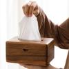 UOSUUOSU Walnut Wood Tissue Box