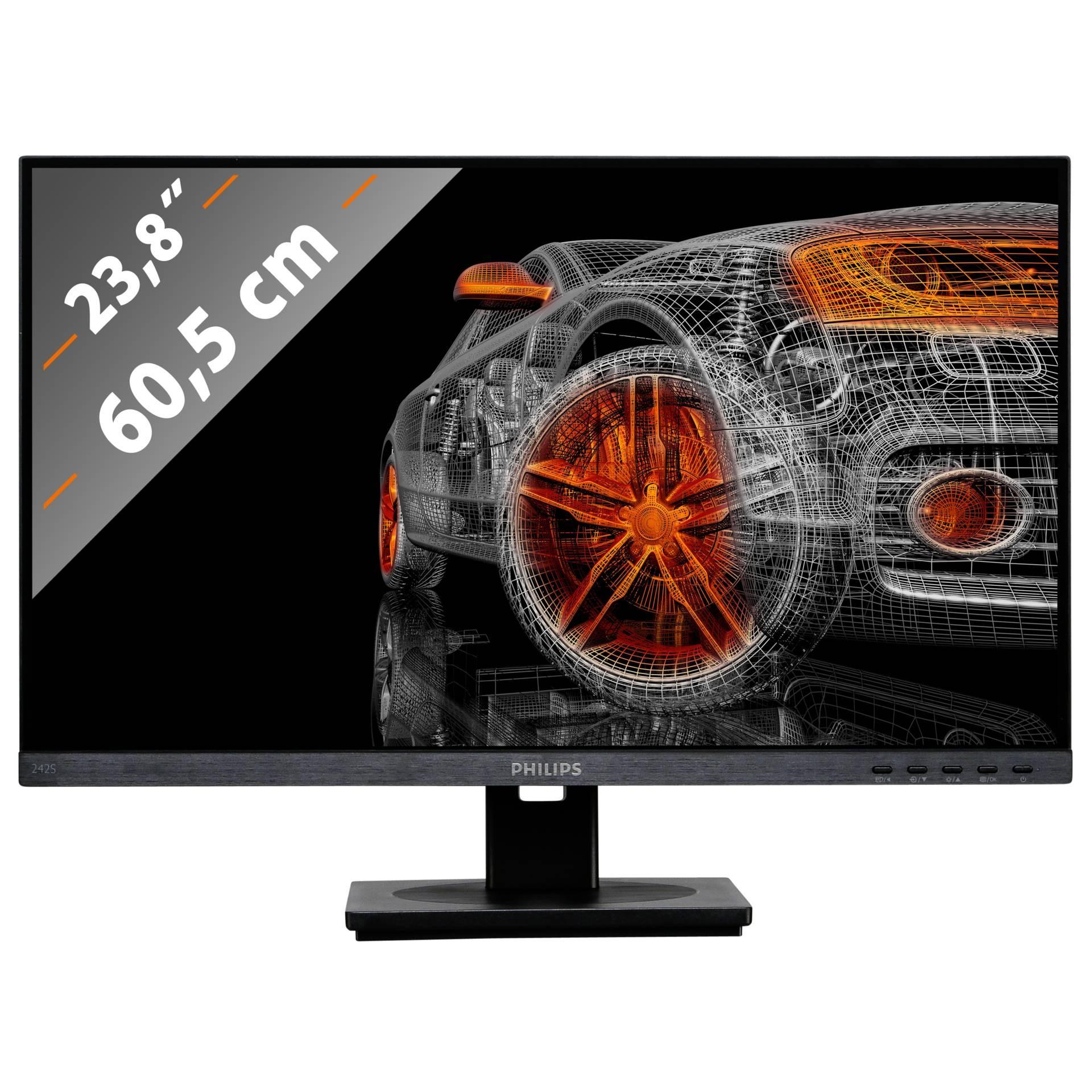 Philips S-Line 242S1ae Zoll Full Hd Ips Led 16:9 75 Hz Monitor Größe 23.8 Schwarz - Bild 9