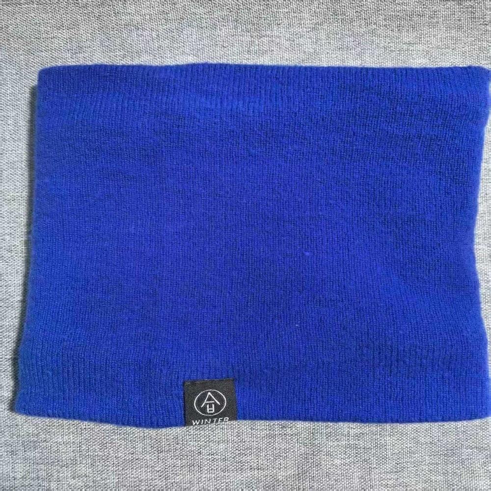 Warm Neck Gaiter Windproof Tube Scarf Unisex Knitted Scarf Skiing