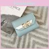 Simple Color Blocked Gold Bow Decoration For Women Casual Coin Purse  For Daily