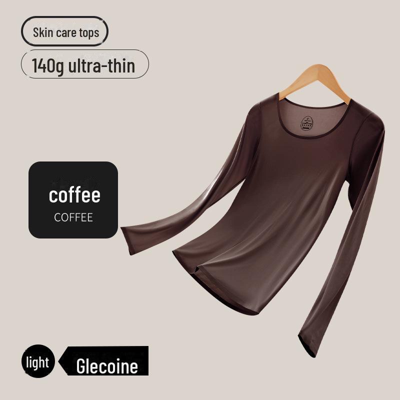 Damen Herbst/Winter Thermounterwäsche Set: Hyaluronsäure, Leicht, Spurlos, Schlankmachend, Hochelastisch, Warme Hautverschönernde Maskenbekleidung