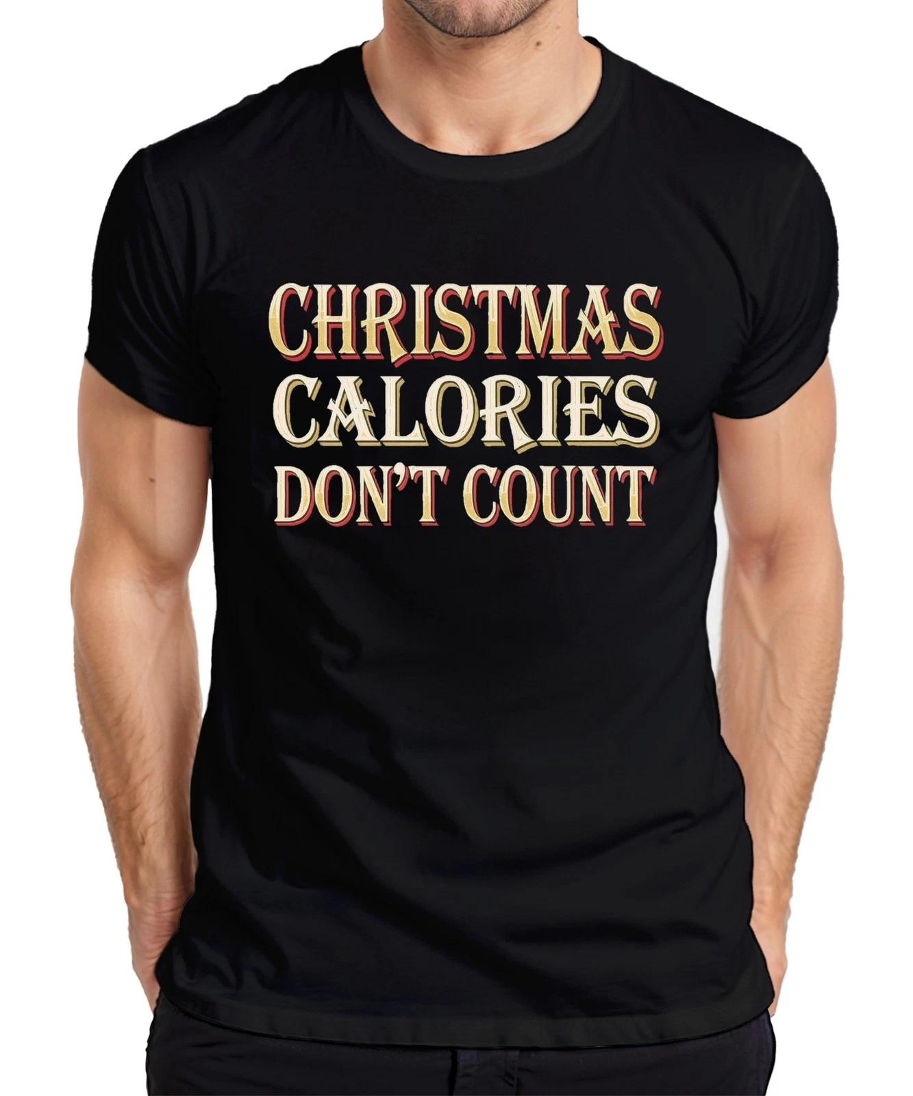Christmas Calories Don t Count Weihnachten lustig Geschenk Retro Herren T-Shirt XXXXL