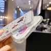 Cute Kawaii Cat Dog Sticker Phone Case for iPhone 17 16 15 14 13 12 11 Pro Max Plus Korean Style Shockproof Clear Soft TPU Cover
