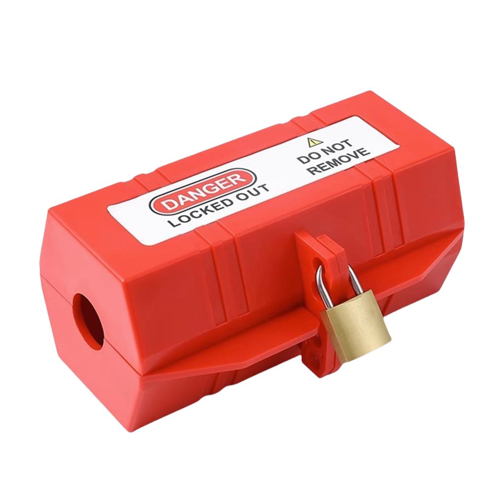Plug Lockout Device with Locking Tag Plastic Tag Out Plug Power Lock Electric Plug & Thermostat Plug Lock Enduring