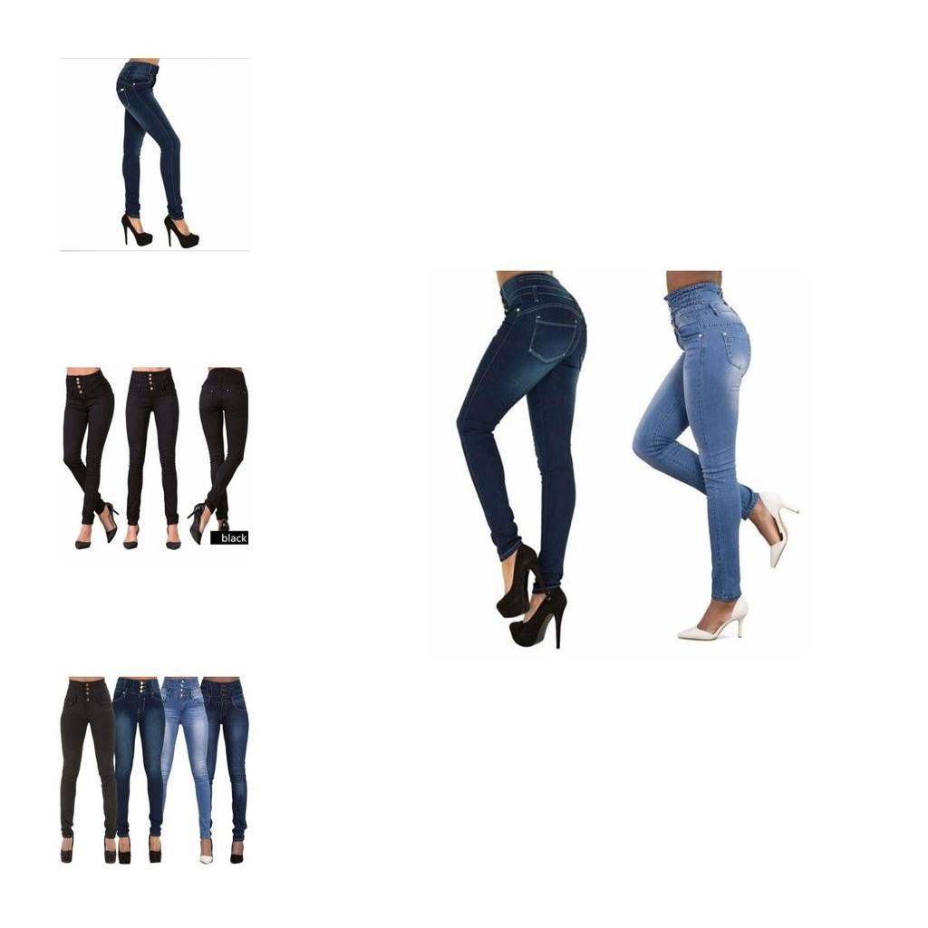 Premium Quality Women High Waist Skinny Pencil Denim Jeans For Stylish Comfort