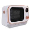 Desktop Heater Quiet Quick Heating   Ceramic Heater with 2 Speed Setting Tip Over Overheating Prevention for Indoor 1200W