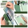 Clipboard Foldable, Folder Clipboard Plastic Clipboards with Profile Clip,File Folder Storag Clipboards for A3 A4 Paper