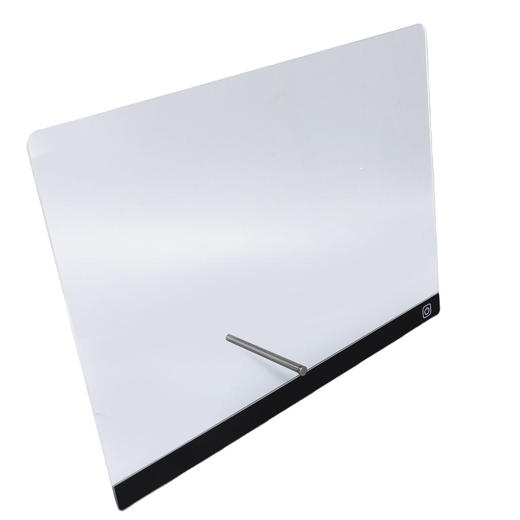 LED Drawing Board 17 Inch Multifunctional Scratch Proof Acrylic Dry Erase Board with Bracket and 7 Markers
