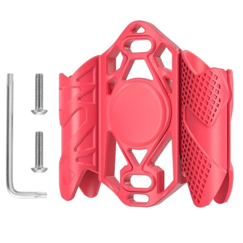 

Universals Bicycles Trackers Mount Bracket Locator Protective Cover Bike Water Bottle Case Holder Cycling Accessories червоний