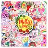 50 Mother's Day Graffiti Stickers Personalized Cartoon Holiday Creative Decoration Water Cup Skateboard Suitcase Stickers